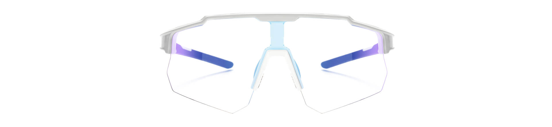 Light-adaptive lens indoors — clear